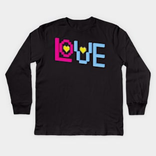 love voxel Kids Long Sleeve T-Shirt